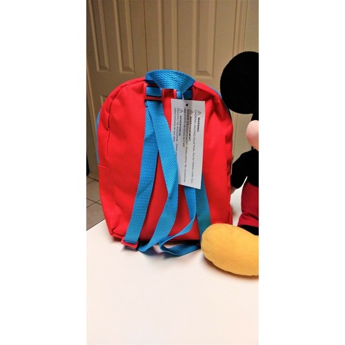 Disney Mickey Mouse 28 Rucksack 10 Zoll & Mickey Mouse Plüsch 14 Zoll - Bild 4 von 4