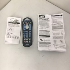RCA RCR313BR Universal Remote Streaming Dual Navigation Silver w/ Instructions
