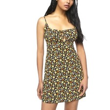 Forever 21 Front Tie Dress Sleeveless Sundress Juniors Size S