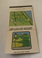 Vintage Matchbook Cover Matchcover San Luis Rey Golf Resort CA California