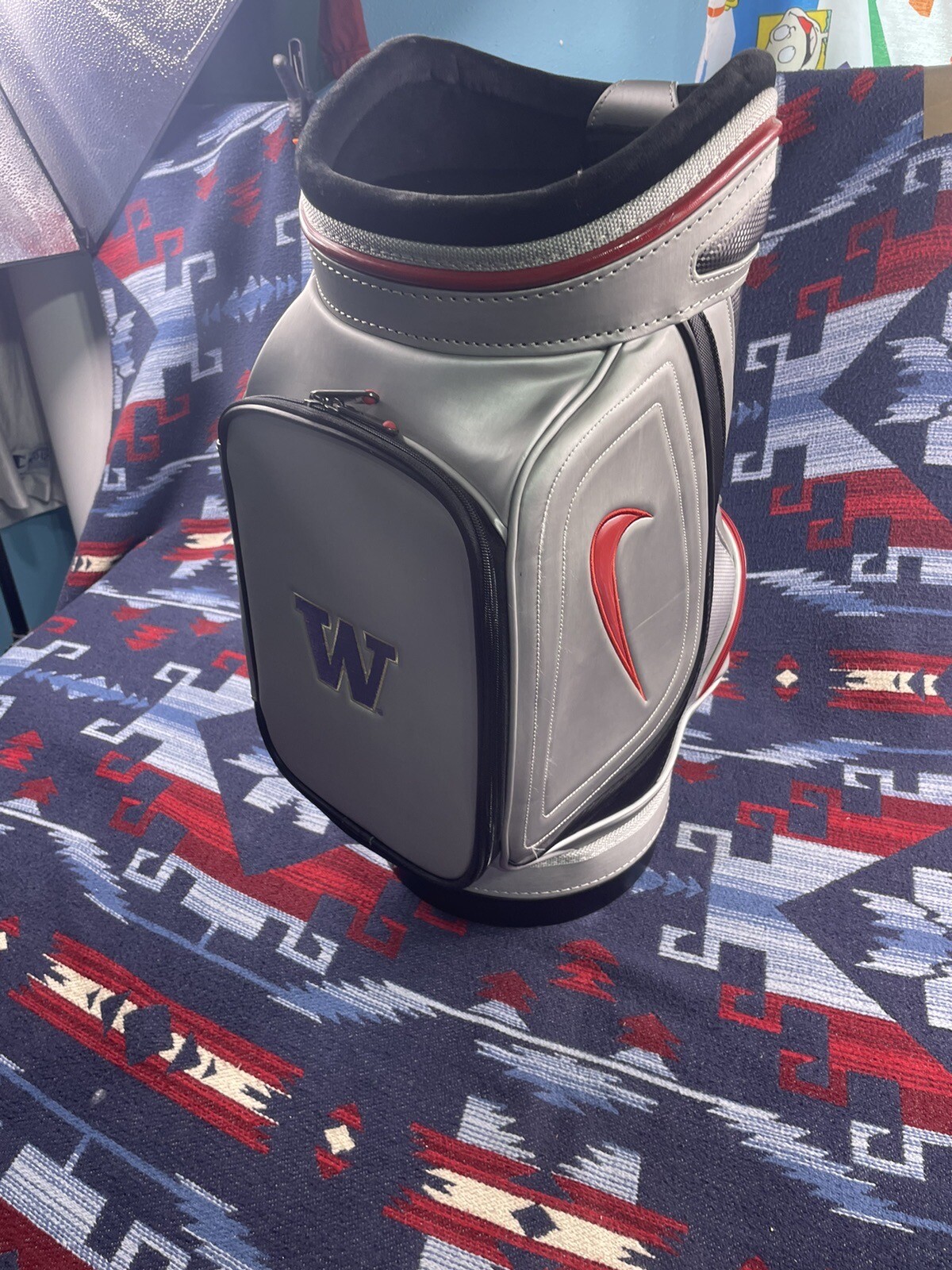 Nike Golf 20Xi Mini Range Bag Den Ball Caddy Rare Washington Huskies
