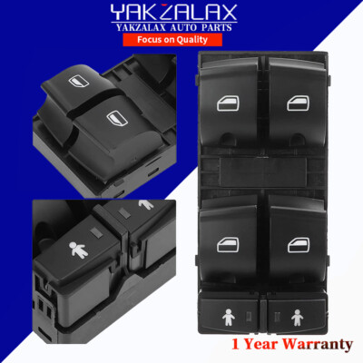 for 2005-2011 Audi A6 A6 Quattro Master Power Window Switch Driver Lifter Button