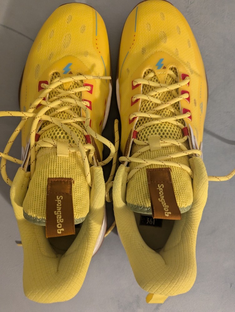 361 BIG 3 4.0 SpongeBob Edition Men's Basketball Shoes Size 11