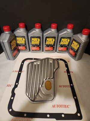 4L60E Transmission Filter Kit  & Multi Purpose Fluid DEXIIIH V  (6 QT) 92-UP