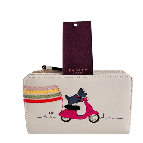 RADLEY Enjoy The Ride Birch Leather Medium Purse With Dust Bag - New - RRP £79 - Picture 2 of 5