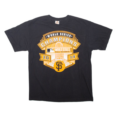 ALSTYLE APPAREL ACTIVEWEAR World Series Champions Herren T-Shirt Schwarz USA L