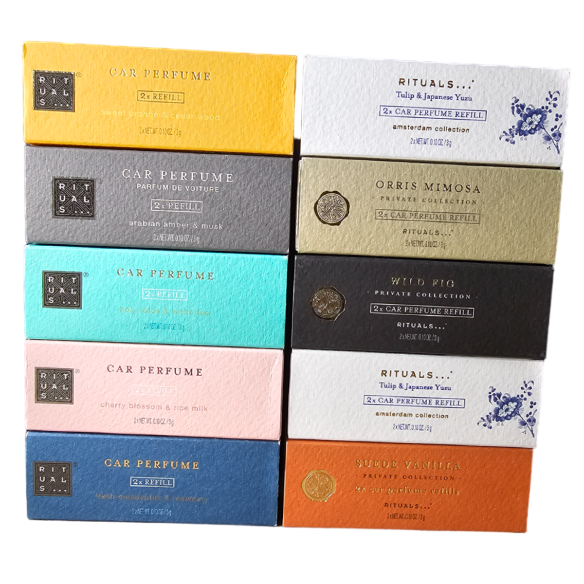 Various Varieties Rituals The Ritual of Car Perfume Car Perfume Car  Fragrances R