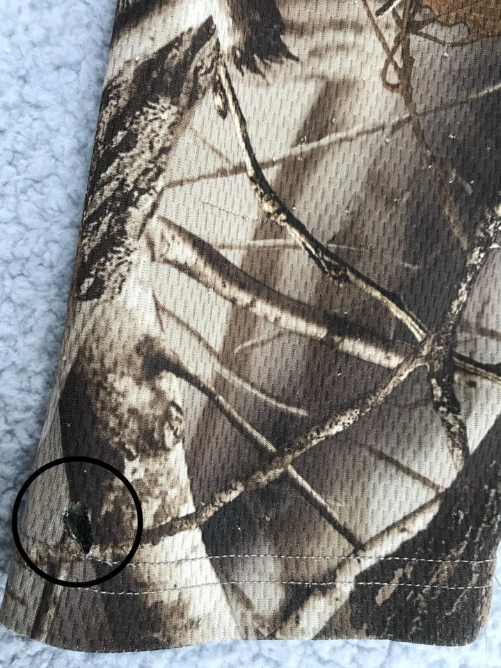 Outfitters Ridge Camo Mesh Shirt Men L Hunting Long Sleeve Pullover Realtree - Image 4 of 4