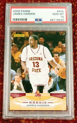 2009-10 Panini James Harden ROOKIE RC #400 PSA 10 GEM MINT Future