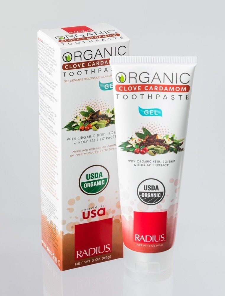 Зубная паста Radius Organic Clove с кардамоном гель на 3 унции 3390₽
