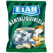CARAMELLE TOFFE' ELAH CUBIK GOMMOSE MENTALIQUIRIZIA 900 MOU BLISTER 180gr MENTA