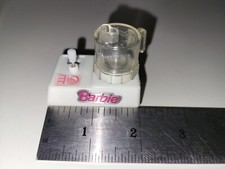 Vintage 90s Barbie Food Processor Wind Up Doll House Toy Accessory See Video