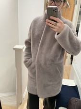 Sprung Freres Oversized Reversible Shearling Lambskin Cocoon Coat S Bnwt £2700