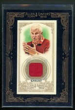 2012 Topps Allen Ginter BOBBY KNIGHT Game Worn Used SWEATER Relic Indiana AGR-BK