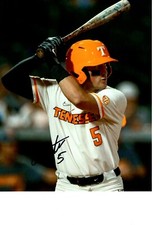 CANNON PEEBLES TENNESSEE VOLS BASEBALL SIGNED 8X10 PHOTO W/COA
