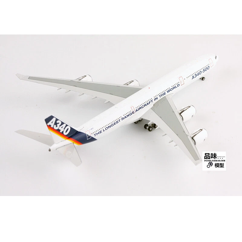 Phoenix 1/400 Airbus factory painted A340-500 F-WWTE alloy aircraft model - Image 3 of 4