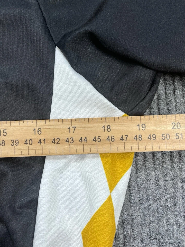 Camiseta deportiva de ciclismo Pace Tour De Perris para hombre mediana negra blanca dorada con gráficos Foto 3 de 3