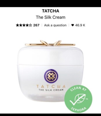 New- Open Box- Tatcha The Silk Cream For Visibly Firmer Skin 1.7 Fl Oz