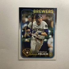 2024 Topps #H140 Christian Yelich Milwaukee Brewers Baseball Card