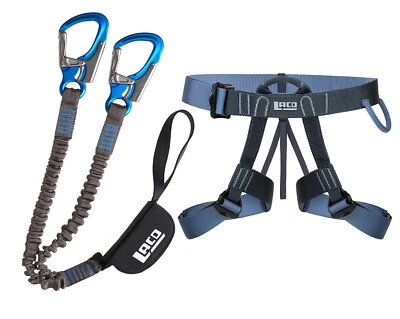 LACD Klettersteigset Pro Evo 3.0 + Gurt Harness Easy EXP