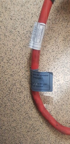 ORIGINALE BMW F30 F31 PLUS POLO POSITIVO BATTERIA BLOW OFF CAVO FILO 61129259425 - Foto 3 di 4