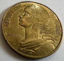 Moneda Francia 10 Céntimos 1984 República Cobre-Aluminio-Níquel Envío Combinado