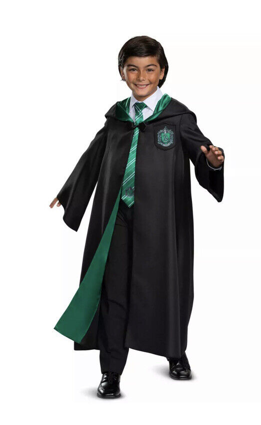 Kid's Harry Potter Slytherin Robe - Movie Costumes