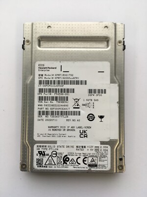 HP 3PAR 1.92TB 12Gb 2.5'' SAS SSD KPM71RUG1T92 HP KPM71920S5xnNTRI *520 FORMAT