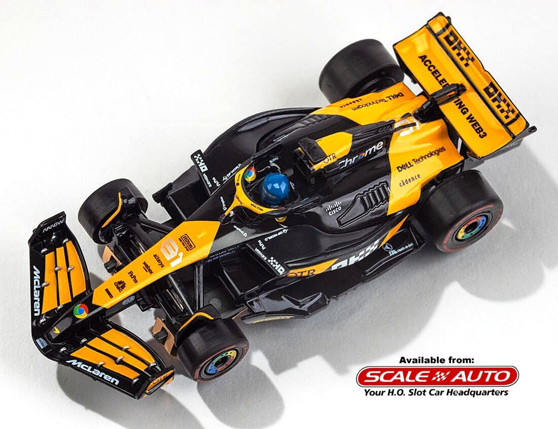 AFX Mega G+ McLaren F1 MCL38 #81 Oscar Piastri HO Slot Car AFX Mega G+ McLaren F1 MCL38 #81 Oscar Piastri HO Slot Car