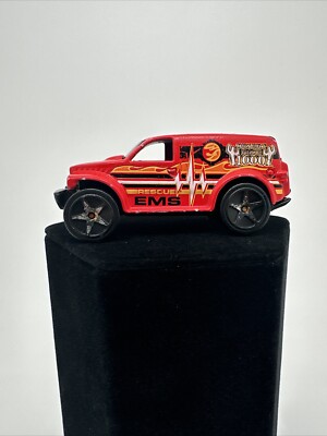 Red Rescue EMS Power Panel  2002 Hot Wheels Diecast Car DB 27