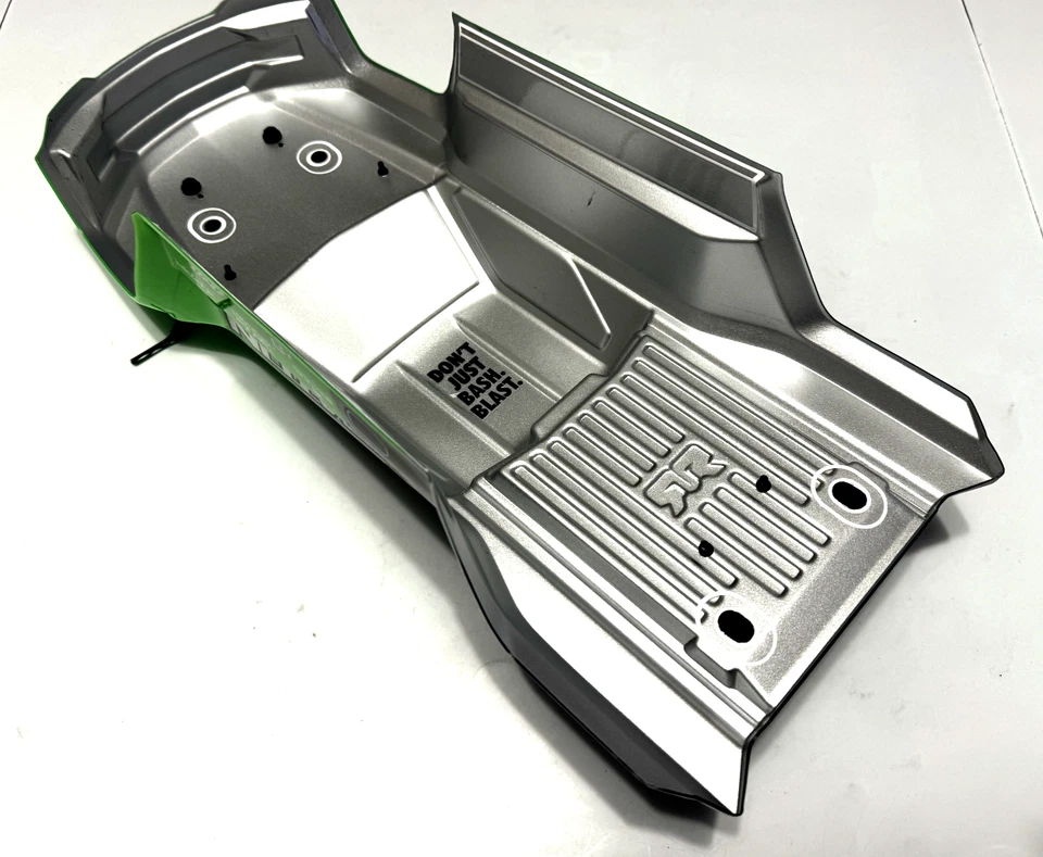 Arrma Kraton 4S V2 BLX Body Factory Painted Decaled Green Truck Clips 4X4 08 - Image 4 of 4