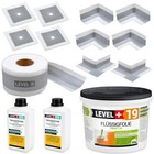 Dichtset Abdichtung-Set Flüssigfolie 12kg Holz Fliesen Dichtband Dehnzone SET521