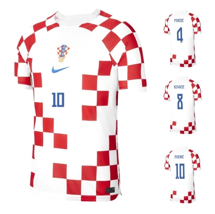 Trikot Nike Kroatien WM 2022 Home I World Cup Croatia Hrvatska + Spielernummer