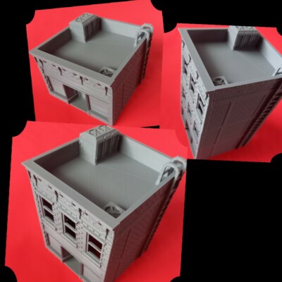 Modern Warfare Shop House Apartment Block 28mm 1,2or3 Storey Wargaming