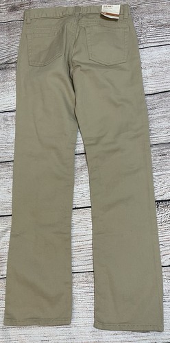 NWT Old Navy Boys Skinny Jeans Size 12 Adjustable Waist Slim Thigh Tan Khaki - Picture 3 of 8