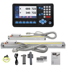 2 Axis DRO Linear Scale Kit,LCD Digital Readout Display,Milling Lathe,Customized