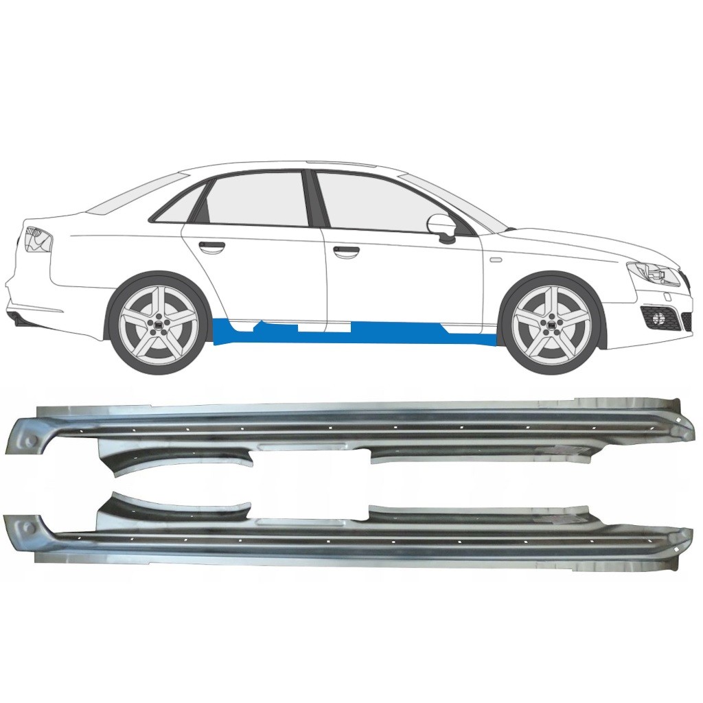 Sill repair panel for Seat Exeo 2008-2013 / Left+Right / Set