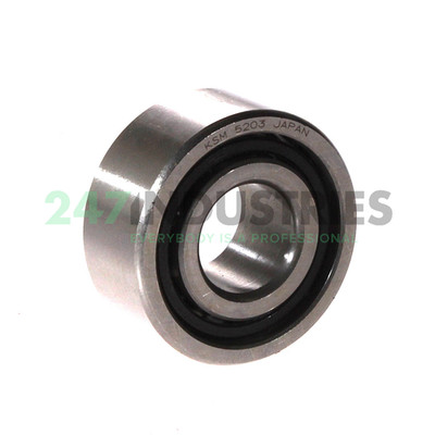 5203 KSM 17 x 40 x 17,5 mm ANGULAR CONT.  BALL DOUBLE ROW