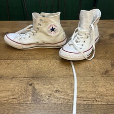 Converse Chuck Taylor All Star High Top Shoes Classic White, Unisex M 7.5/W 9.5