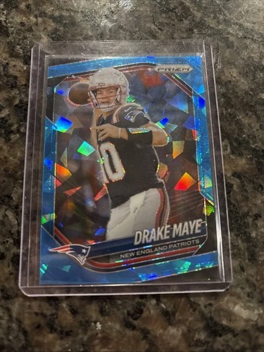 2025 Panini Prizm - DRAKE MAYE - Blue  Cracked Ice /99