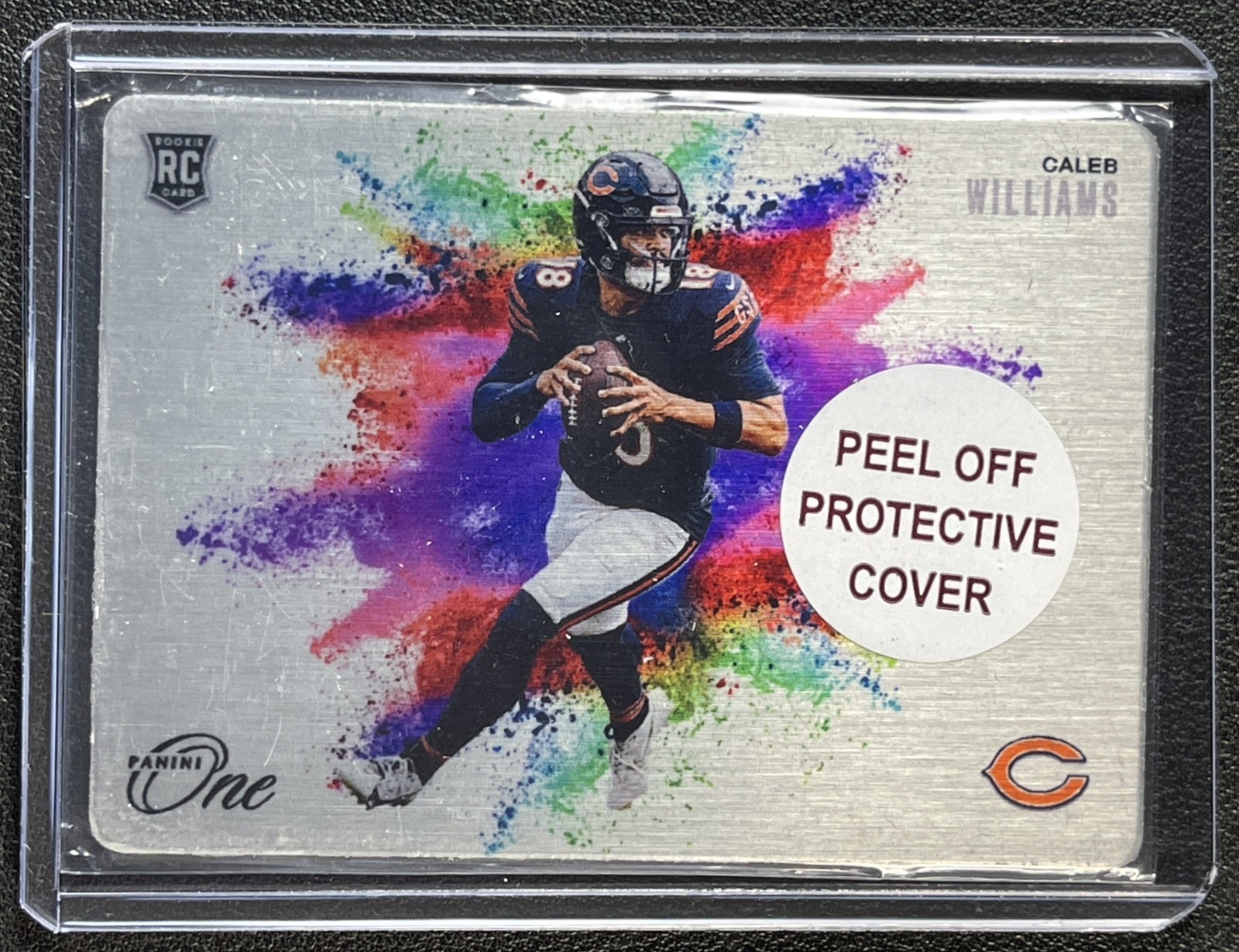 CALEB WILLIAMS 2024 PANINI ONE #CB-CWS ROOKIE COLOR BLAST RC BEARS SP