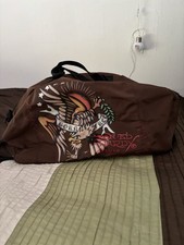 Ed Hardy Bag Don Eagle Travel Cross-body Gym Hiking Athletic Work-out Duffle Bag