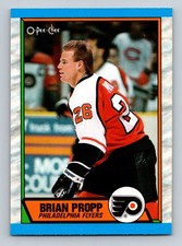 #139 Brian Propp 1989-90 O-Pee-Chee Philadelphia Flyers