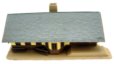 Vtg Tyco Kit Pola Germany HO Scale Model Railroad Arlee Station Building Built