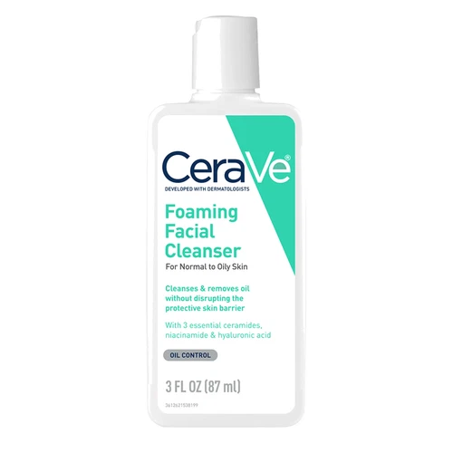 CeraVe, Foaming Facial Cleanser, 3 fl oz (87 ml)
