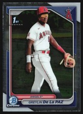 2024 Bowman Chrome Prospects Greylin De La Paz #BCP-181 GS1-200