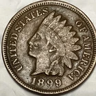 1899 Indian Head Small Cent BN Bronze Philadelphia Business Strike Circulated