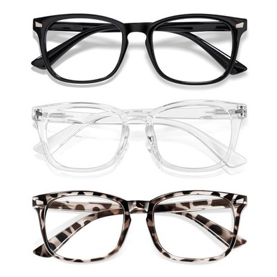 3-Pack of Blue Light Blocking Glasses for Kids Computer Use