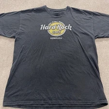 Vintage Hard Rock Cafe Honolulu Faded Black Tee