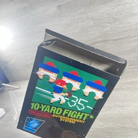 10-Yard Fight (Nintendo Entertainment System, 1985) NES CIB 5 Screw Hangtab